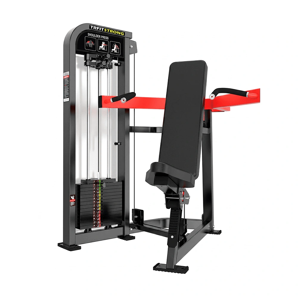 Máquina de desenvolvimento de ombros sentado HS04 equipamento profissional para treinar deltoides, ombros e membros superiores.