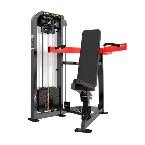 Máquina de desenvolvimento de ombros sentado HS04, equipamento profissional para treinar deltoides.