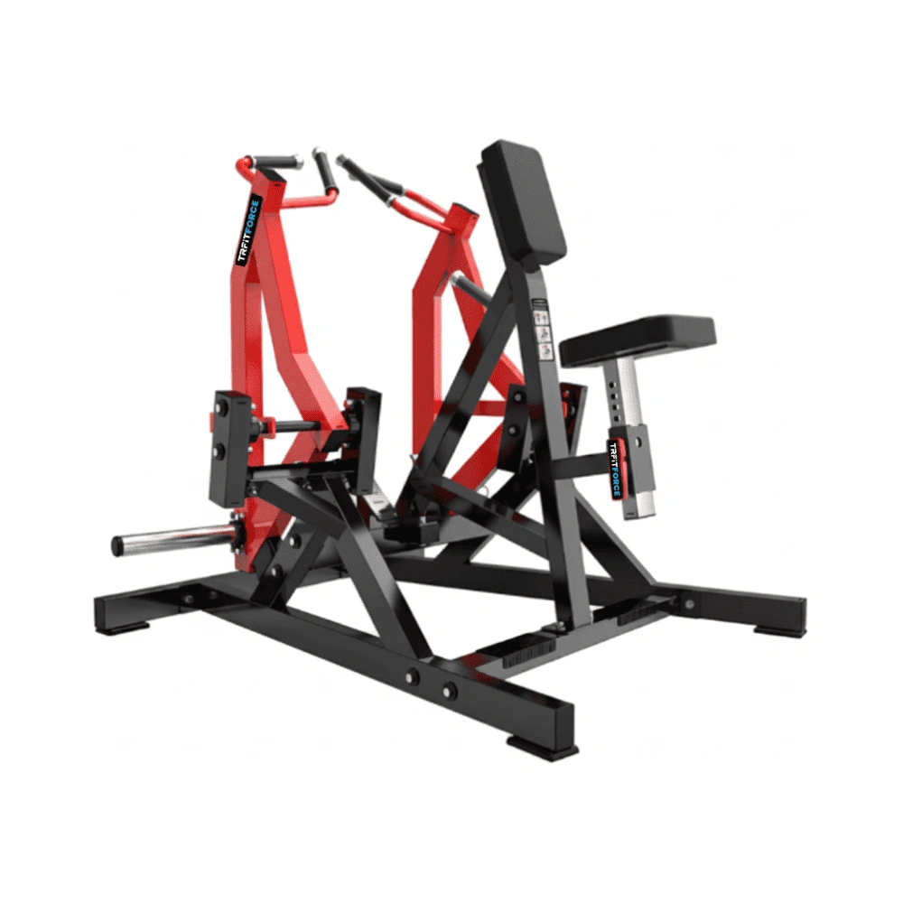 Máquina de Remada Articulada TM06 para treino profissional de costas e dorsais.