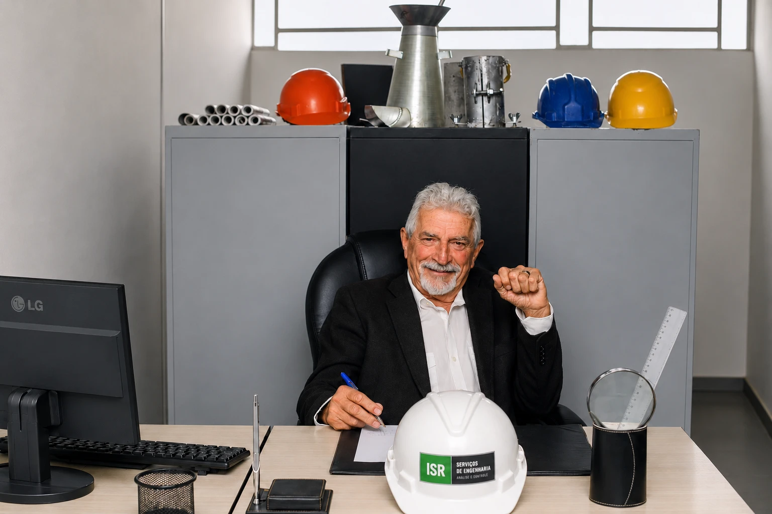 Fundador da ISR Serviços de Engenharia em ambiente técnico de controle tecnológico