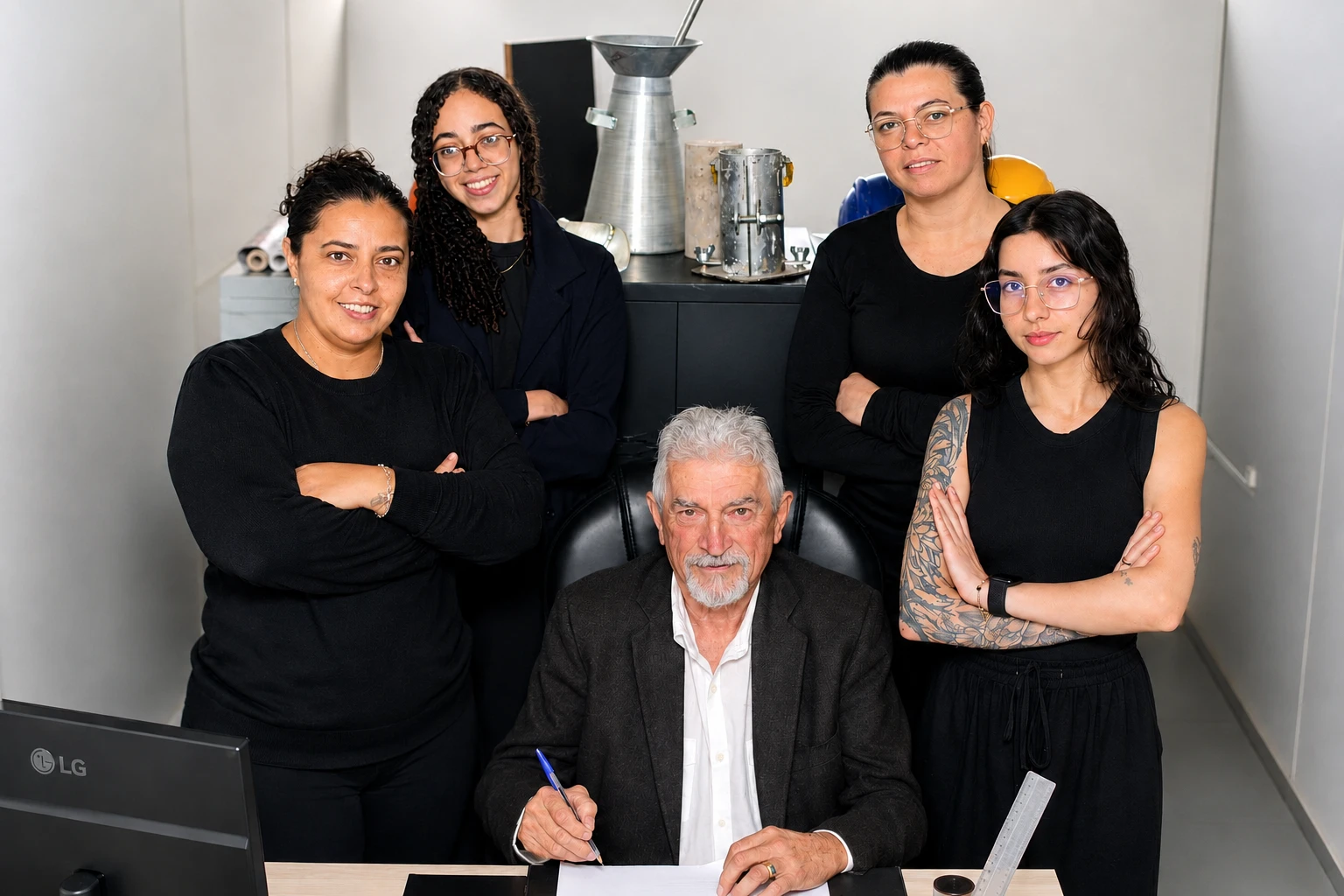 Profissionais da ISR Engenharia em ensaios laboratoriais e controle tecnológico